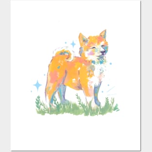 Shiba Posters and Art